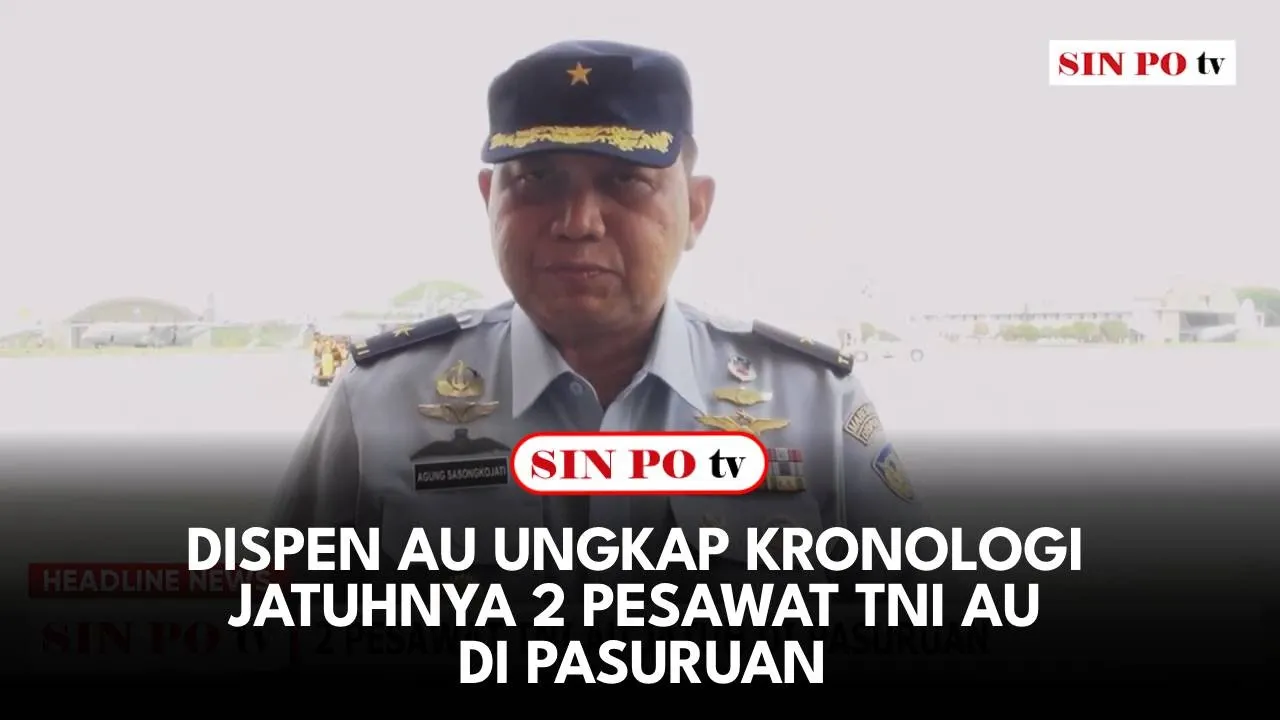 Dispen AU Ungkap Kronologi Jatuhnya 2 Pesawat TNI AU di Pasuruan