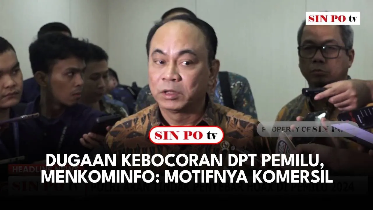 Dugaan Kebocoran DPT Pemilu, Menkominfo: Motifnya Komersil