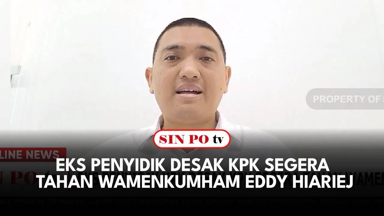 Eks Penyidik Desak KPK Segera Tahan Wamenkumham Eddy Hiariej