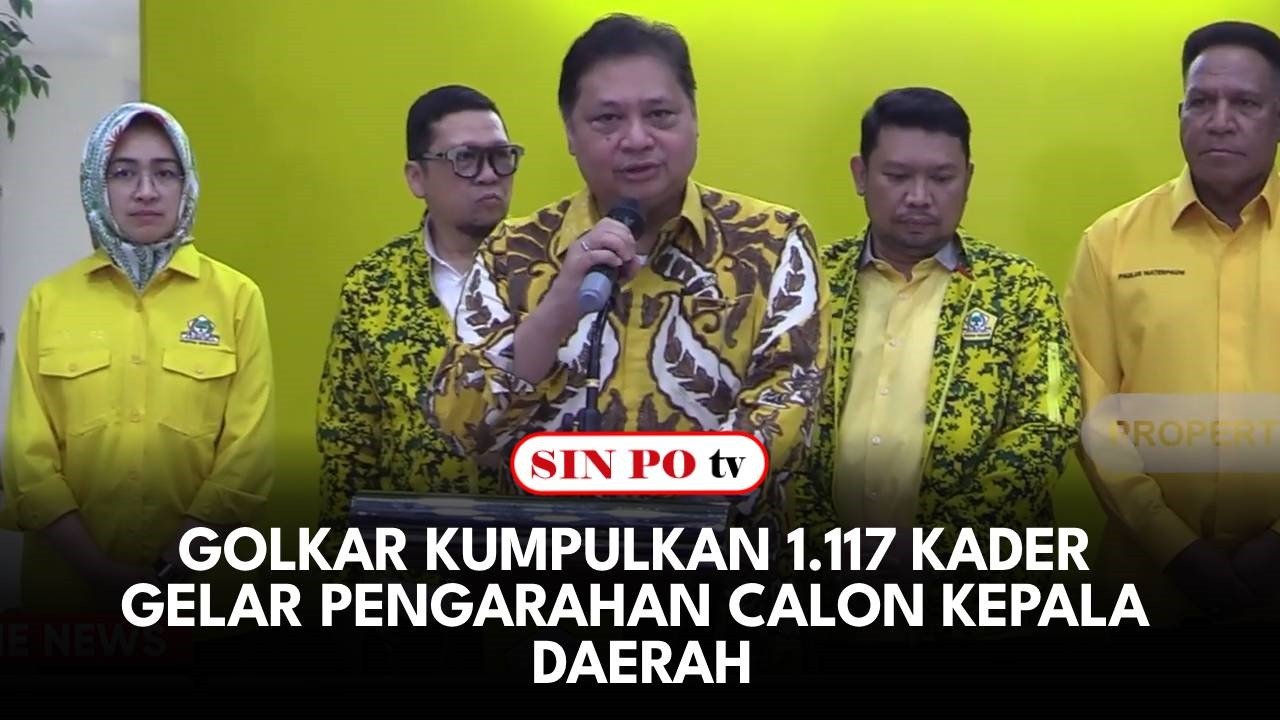 Golkar Kumpulkan 1.117 kader Gelar Pengarahan Calon Kepala Daerah