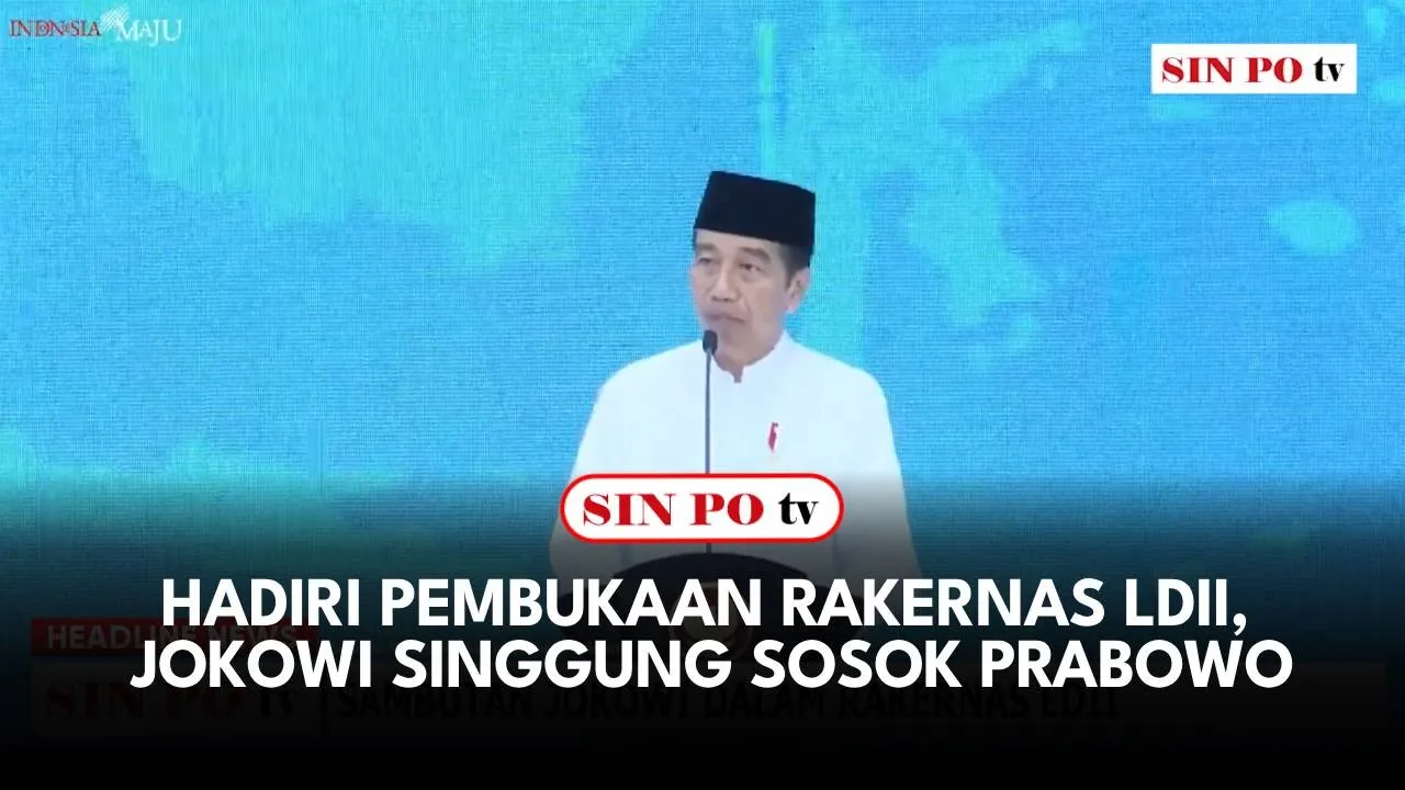 Hadiri Pembukaan Rakernas LDII, Jokowi Singgung Sosok Prabowo