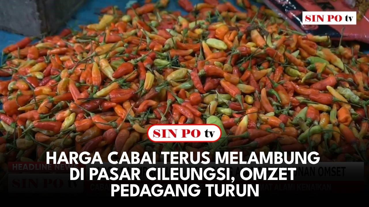 Harga Cabai Terus Melambung di Pasar Cileungsi, Omzet Pedagang Turun