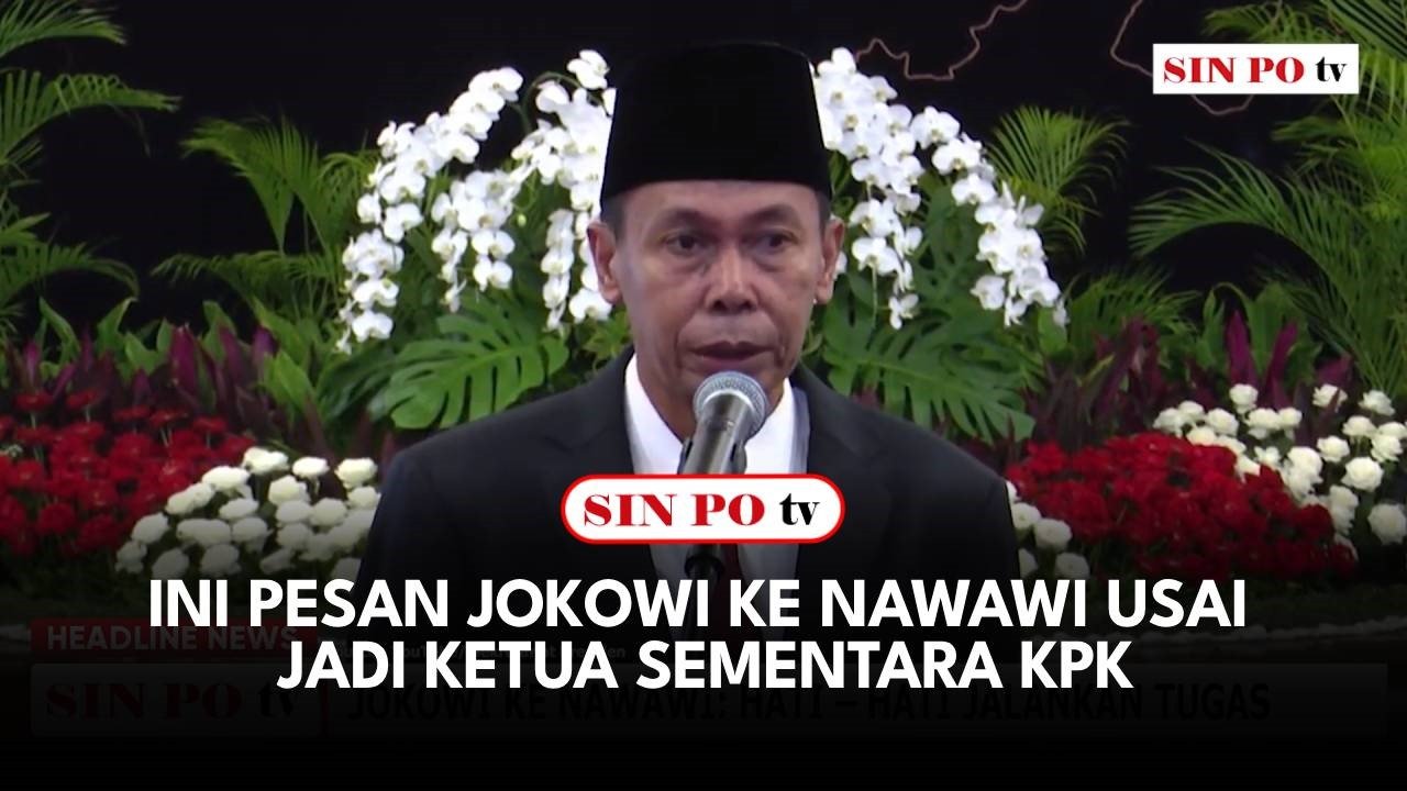 Ini Pesan Jokowi ke Nawawi Usai Jadi Ketua Sementara KPK