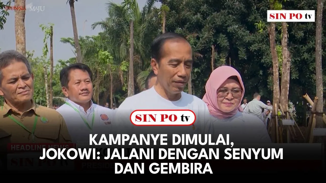 Kampanye Dimulai, Jokowi: Jalani Dengan Senyum Dan Gembira