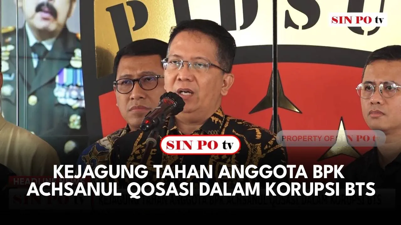 Kejagung Tahan Anggota BPK Achsanul Qosasi Dalam Korupsi BTS