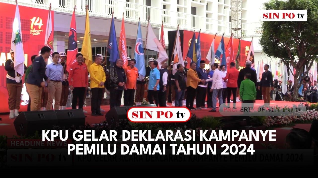 KPU Gelar Deklarasi Kampanye Pemilu Damai Tahun 2024