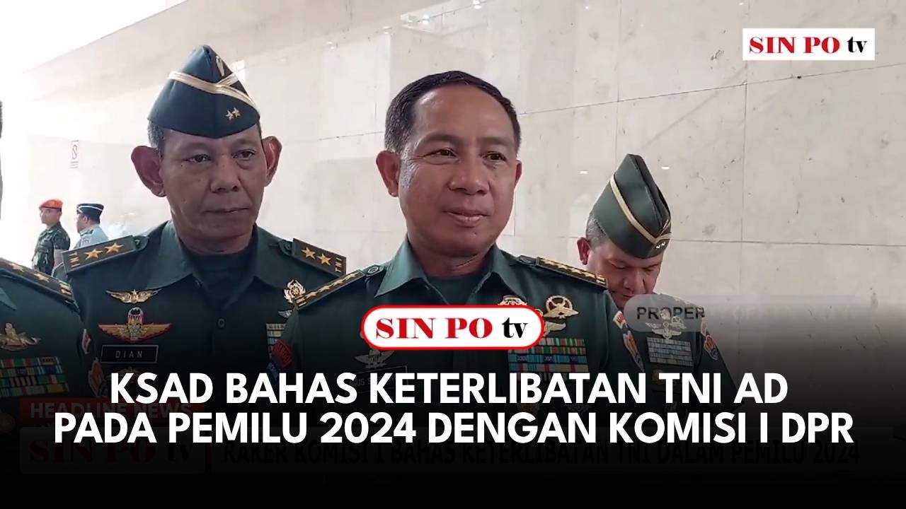 Ksad Bahas Keterlibatan TNI AD Pada Pemilu 2024 Dengan Komisi I DPR