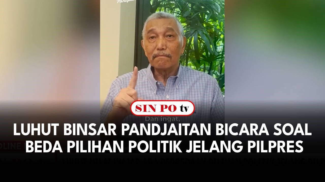 Luhut Binsar Pandjaitan Bicara Soal Beda Pilihan Politik Jelang Pilpres