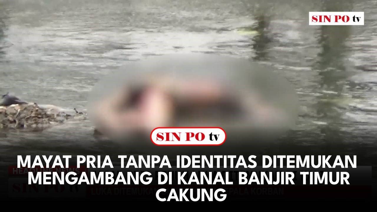 Mayat Pria Tanpa Identitas Ditemukan Mengambang di Kanal Banjir Timur Cakung