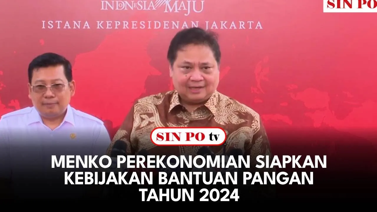 Menko Perekonomian Siapkan Kebijakan Bantuan Pangan Tahun 2024