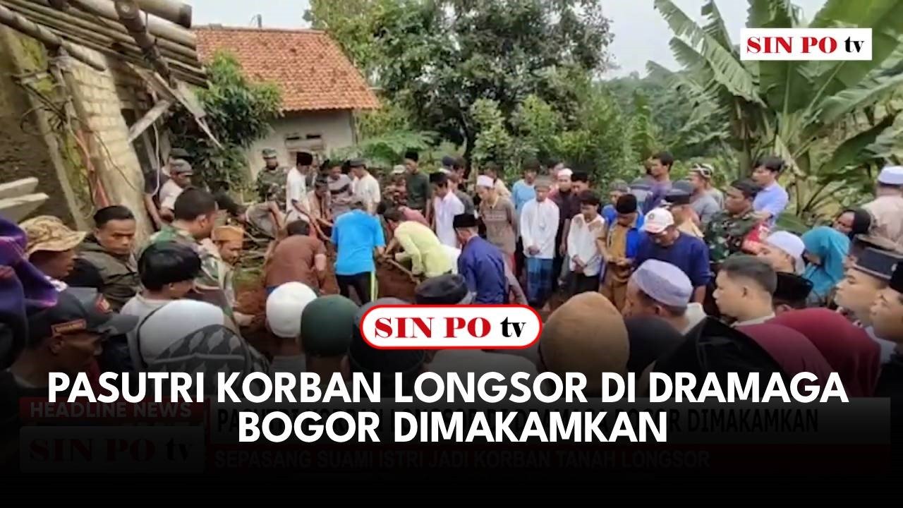 Pasutri Korban Longsor Di Dramaga Bogor Dimakamkan