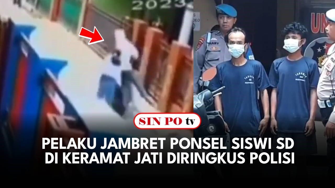 Pelaku Jambret Ponsel Siswi SD di Keramat Jati Diringkus Polisi