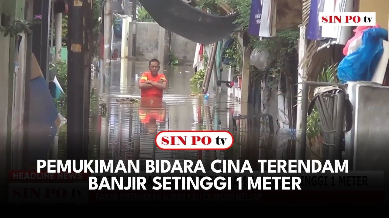 Pemukiman Bidara Cina Terendam Banjir Setinggi 1 Meter