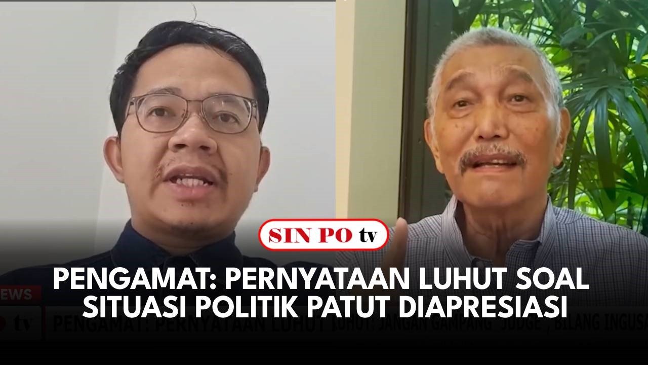 Pengamat: Pernyataan Luhut Soal Situasi Politik Patut Diapresiasi