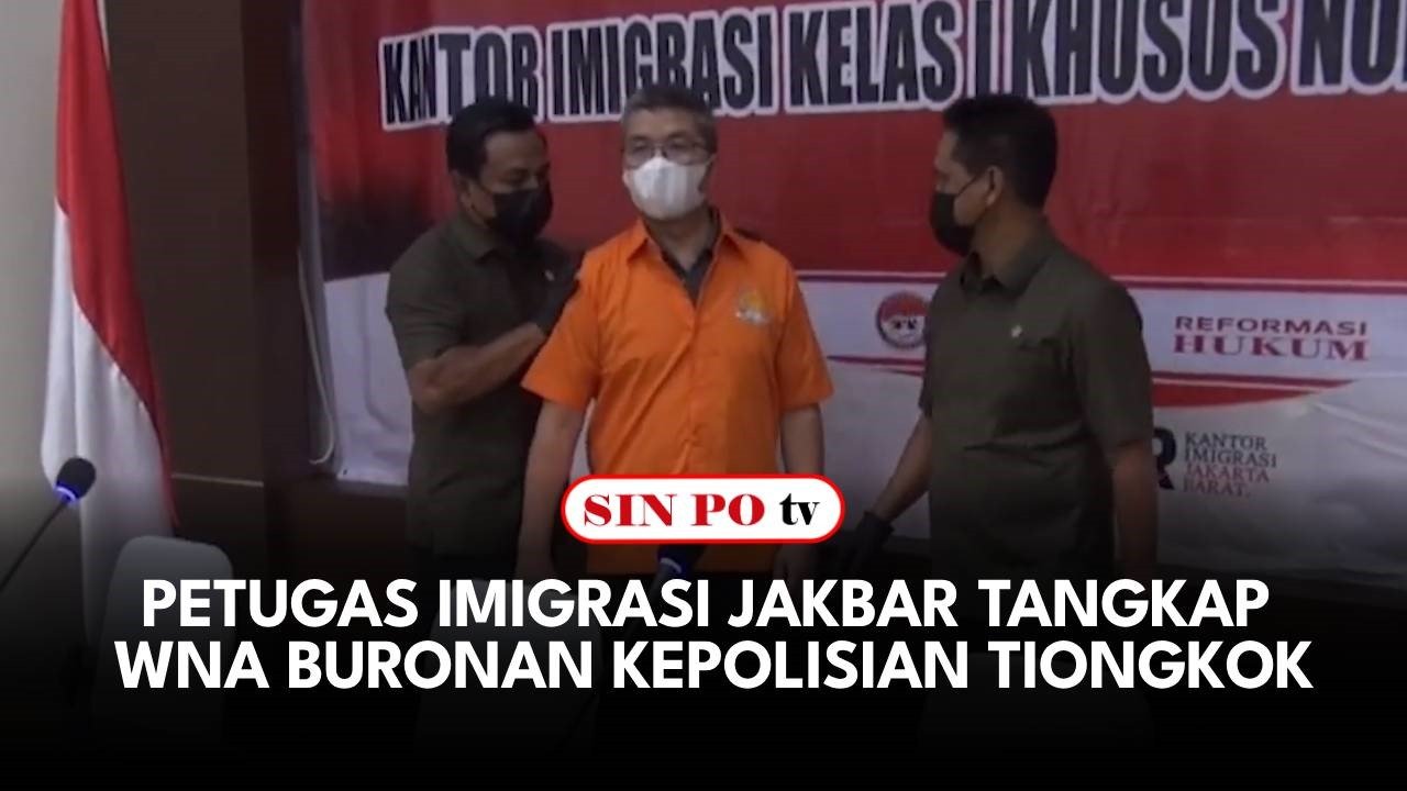 Petugas Imigrasi Jakbar Tangkap WNA Buronan Kepolisian Tiongkok