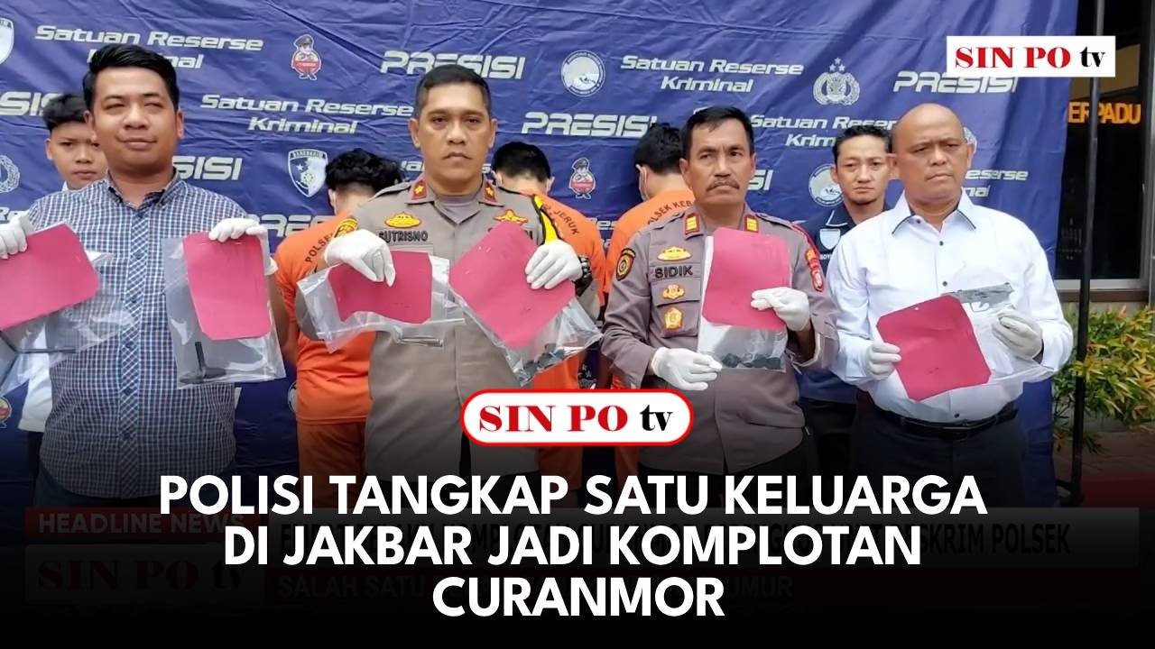 Polisi Tangkap Satu Keluarga di Jakbar Jadi Komplotan Curanmor