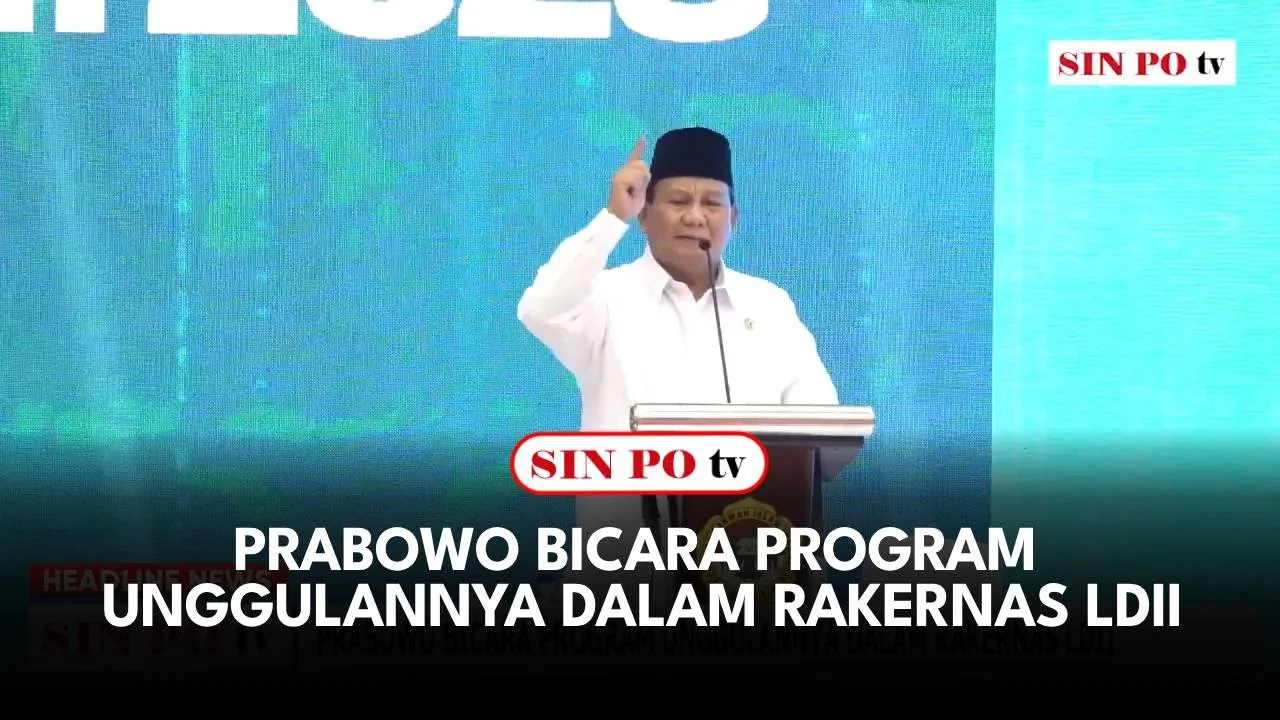 Prabowo Bicara Program Unggulannya Dalam Rakernas LDII