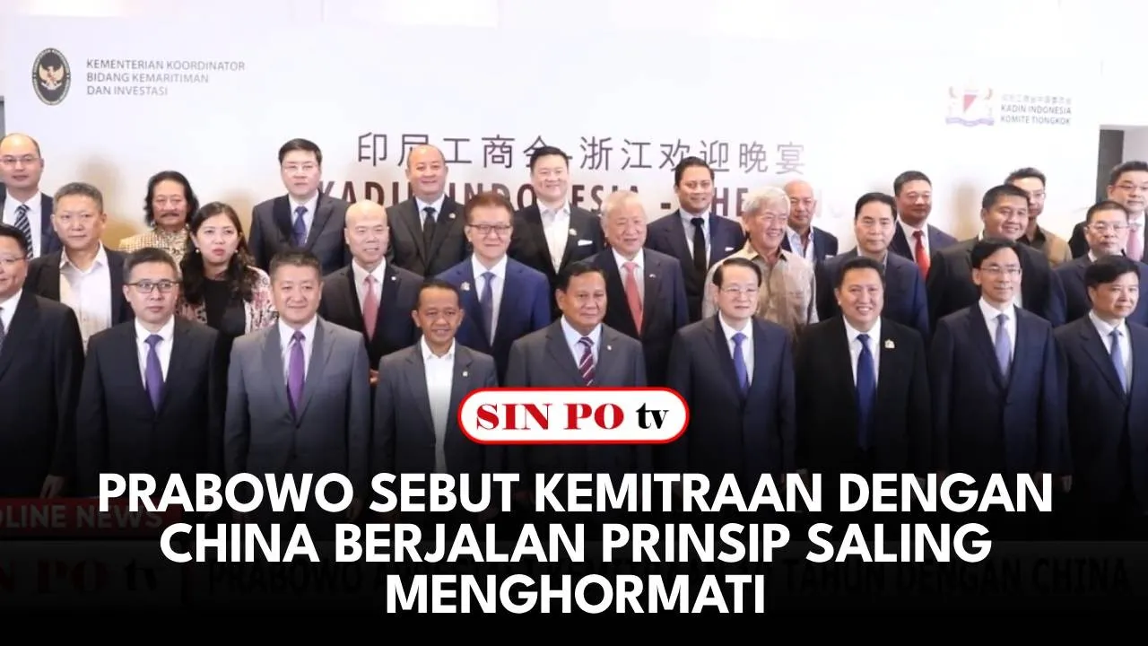 Prabowo Sebut Kemitraan Dengan China Berjalan Prinsip Saling Menghormati