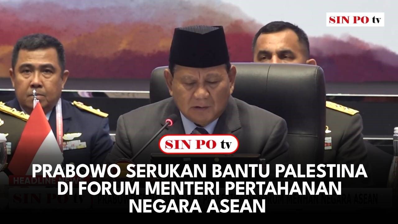 Prabowo Serukan Bantu Palestina Di Forum Menteri Pertahanan Negara Asean