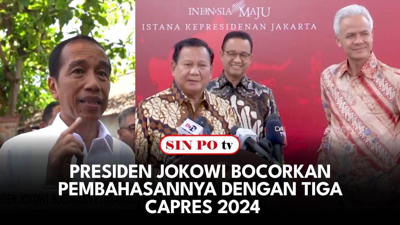 Presiden Jokowi Bocorkan Pembahasannya Dengan Tiga Capres 2024