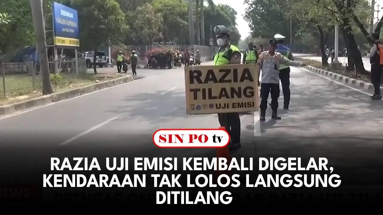 Razia Uji Emisi Kembali Digelar, Kendaraan Tak Lolos Langsung Ditilang