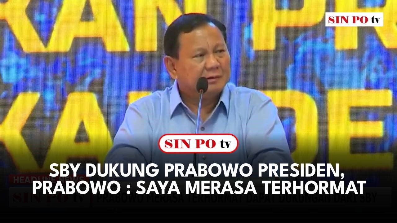 SBY Dukung Prabowo Presiden, Prabowo: Saya Merasa Terhormat