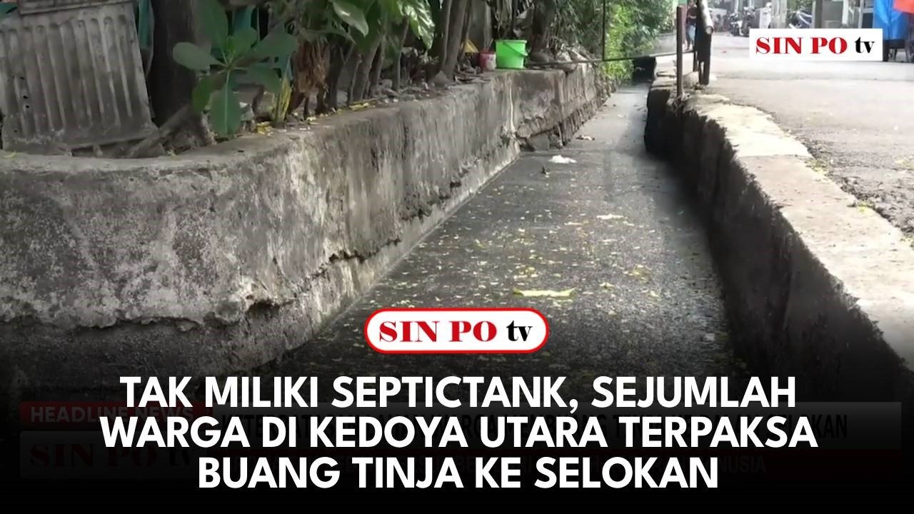 Tak Miliki Septictank, Sejumlah Warga di Kedoya Utara Terpaksa Buang Tinja ke Selokan