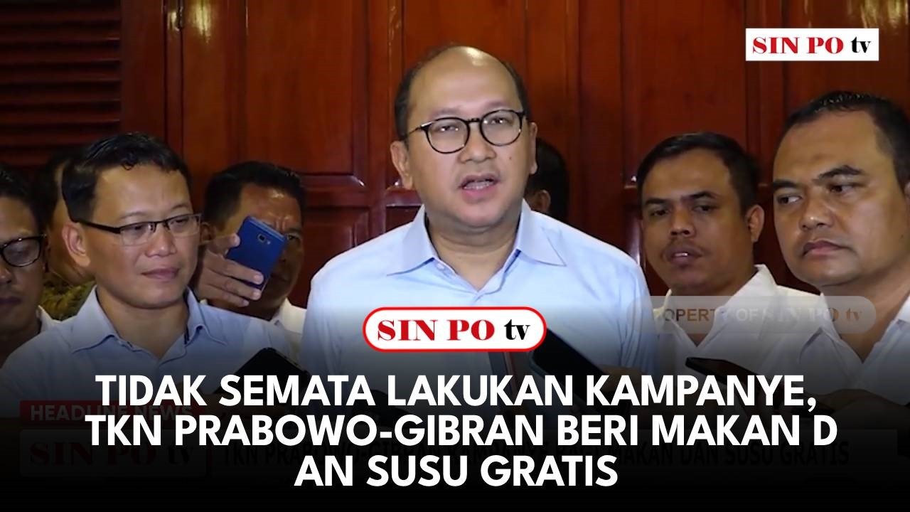 Tidak Semata Lakukan Kampanye, TKN Prabowo-Gibran Beri Makan dan Susu Gratis