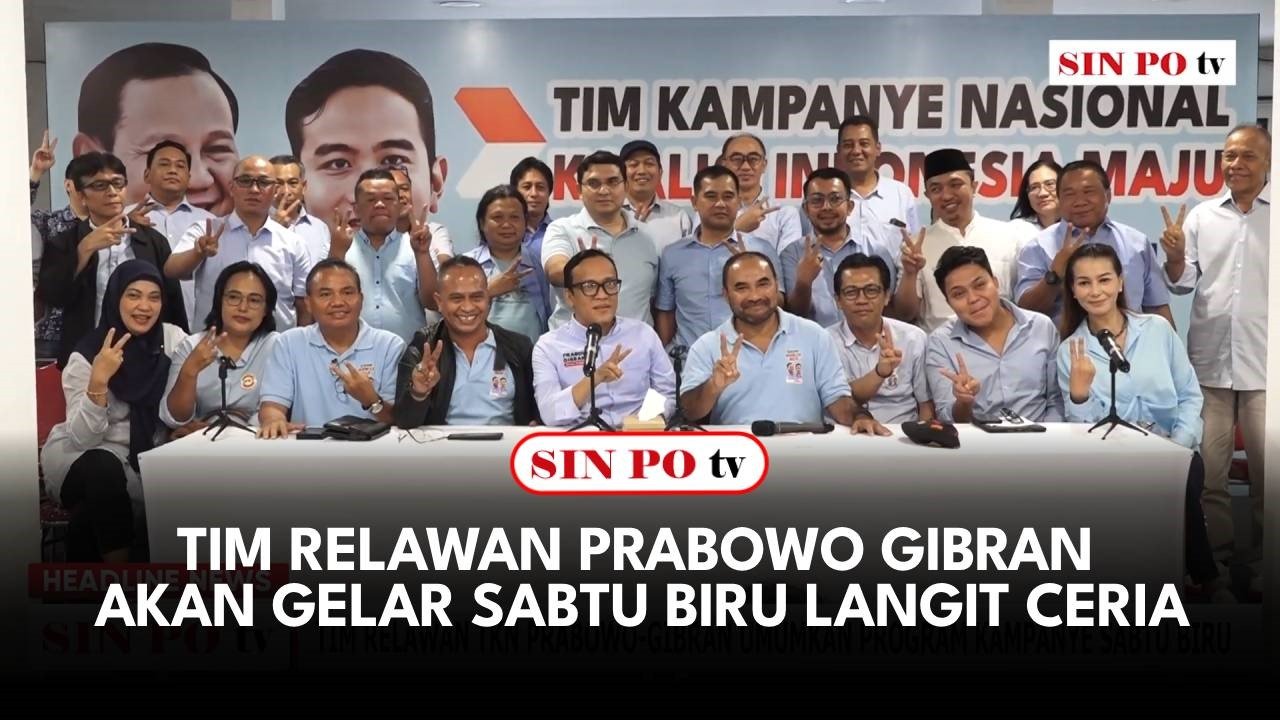 Tim Relawan TKN Prabowo-Gibran Umumkan Program Kampanye