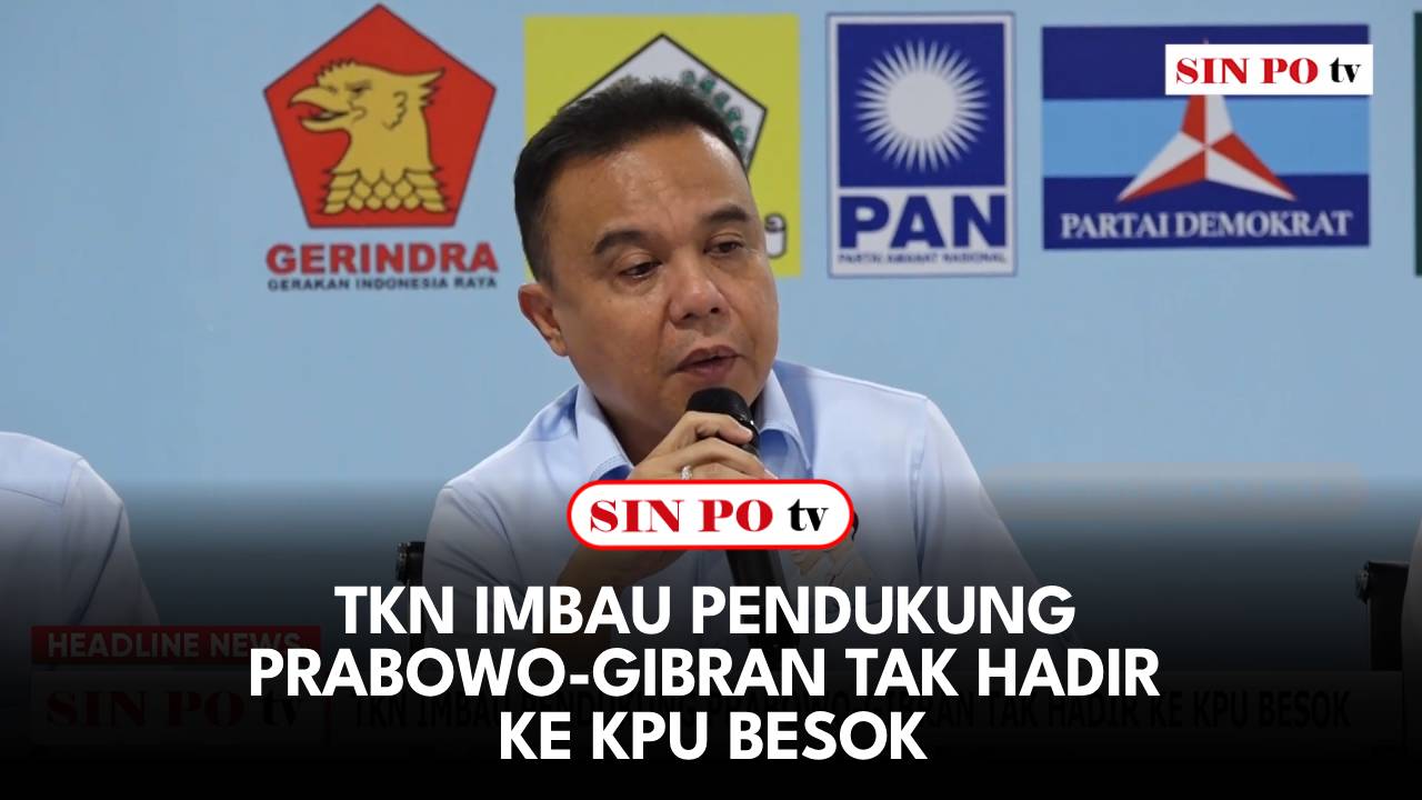 TKN Imbau Pendukung Prabowo-Gibran Tak Hadir Ke KPU Besok