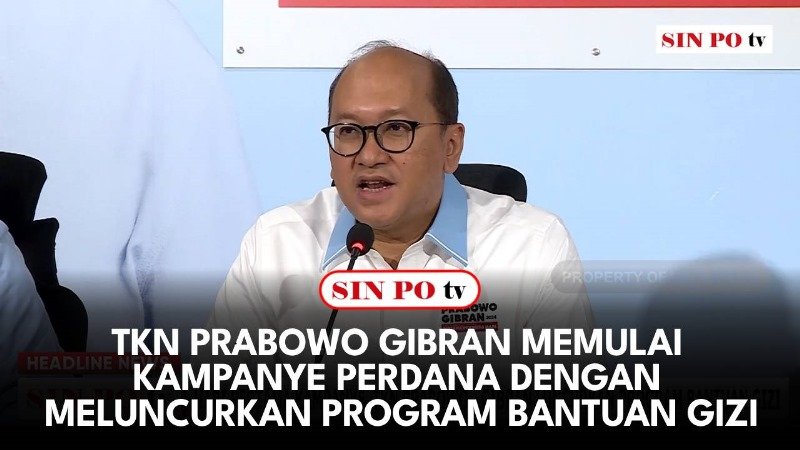 TKN Prabowo Gibran Memulai Kampanye Perdana Dengan Meluncurkan Program Bantuan Gizi