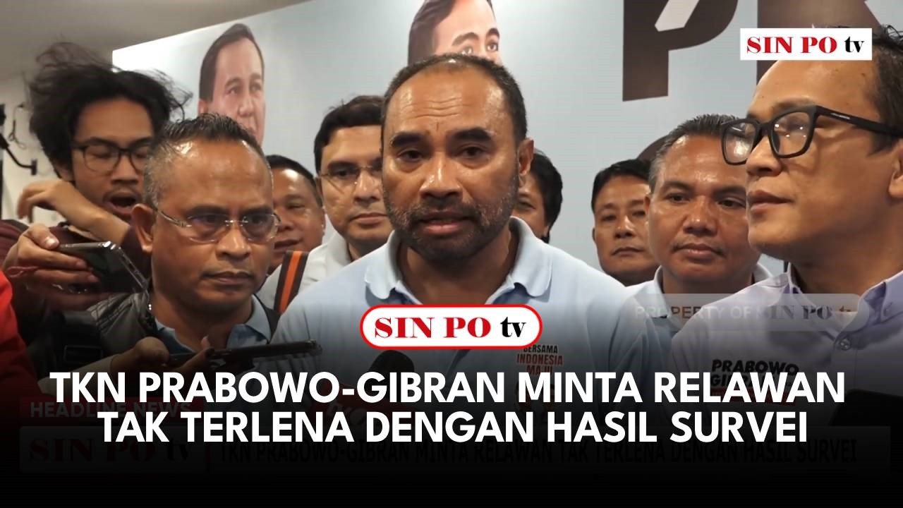 TKN Prabowo-Gibran Minta Relawan Tak Terlena Dengan Hasil Survei