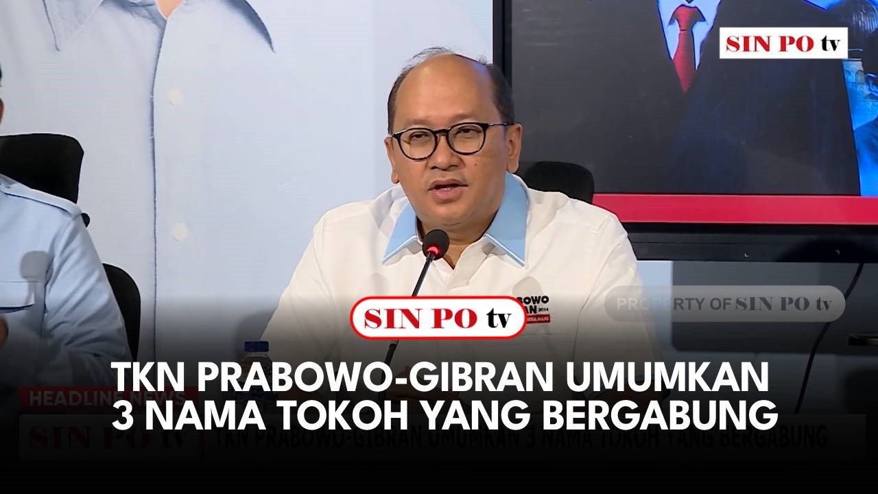 TKN Prabowo-Gibran Umumkan 3 Nama Tokoh Yang Bergabung