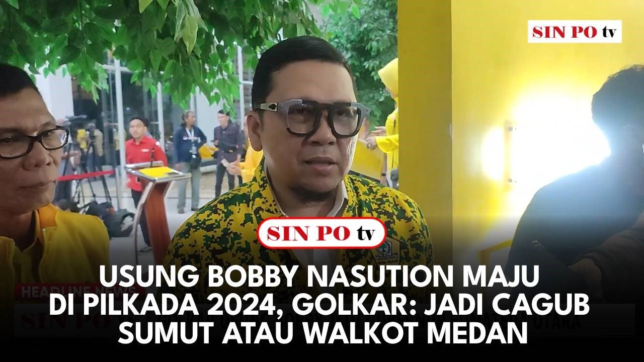 Usung Bobby Nasution Maju Di Pilkada 2024, Golkar: Jadi Cagub Sumut Atau Walkot Medan