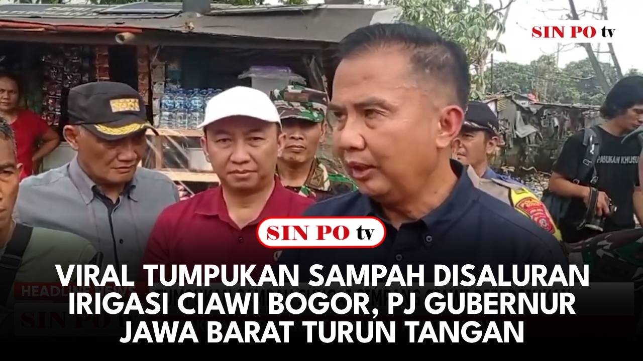 Viral Tumpukan Sampah Disaluran Irigasi Ciawi Bogor, Pj Gubernur Jawa Barat Turun Tangan