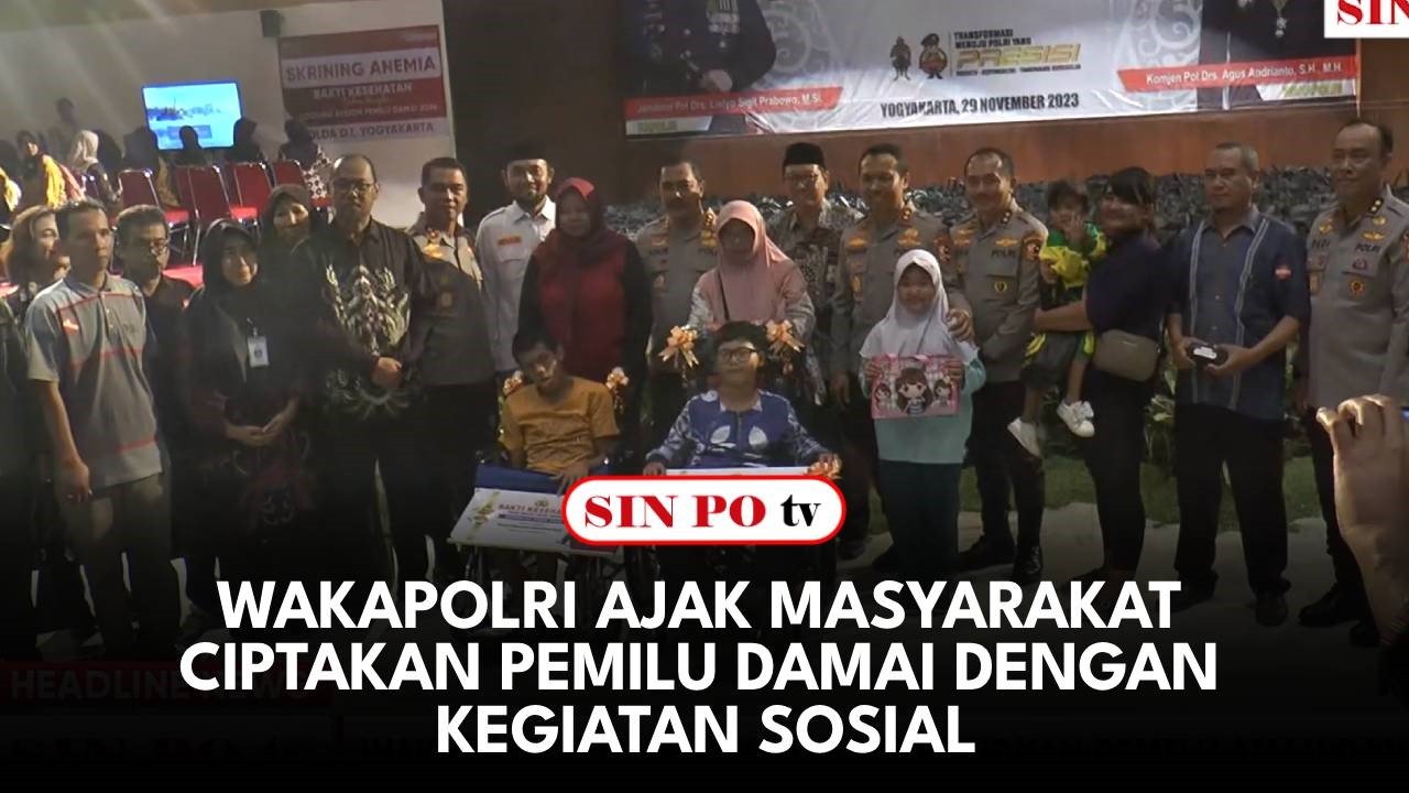 Wakapolri Ajak Masyarakat Ciptakan Pemilu Damai Dengan Kegiatan Sosial