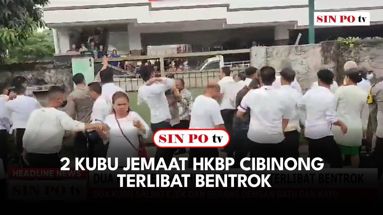 2 Kubu Jemaat HKBP Cibinong Terlibat Bentrok