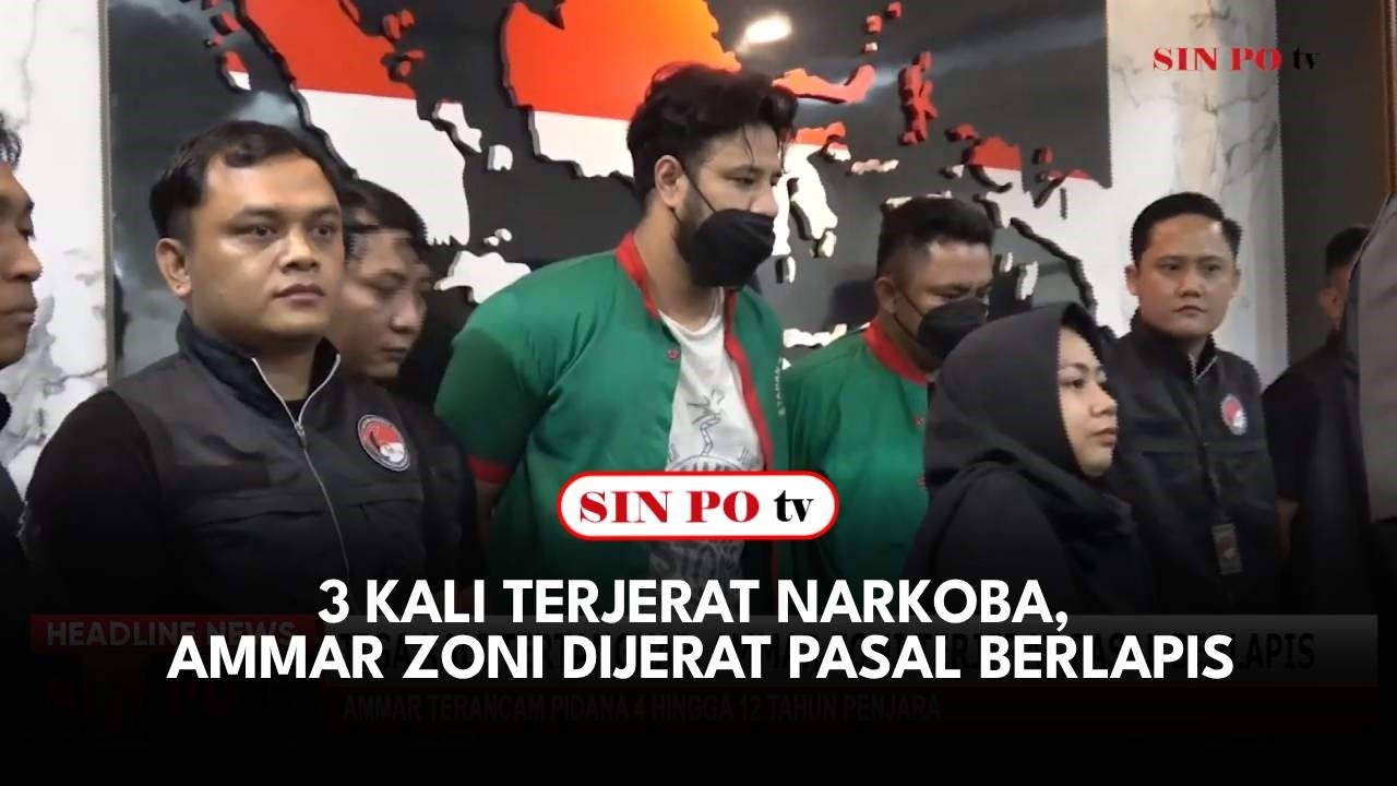 3 Kali Terjerat Narkoba, Ammar Zoni Dijerat Pasal Berlapis