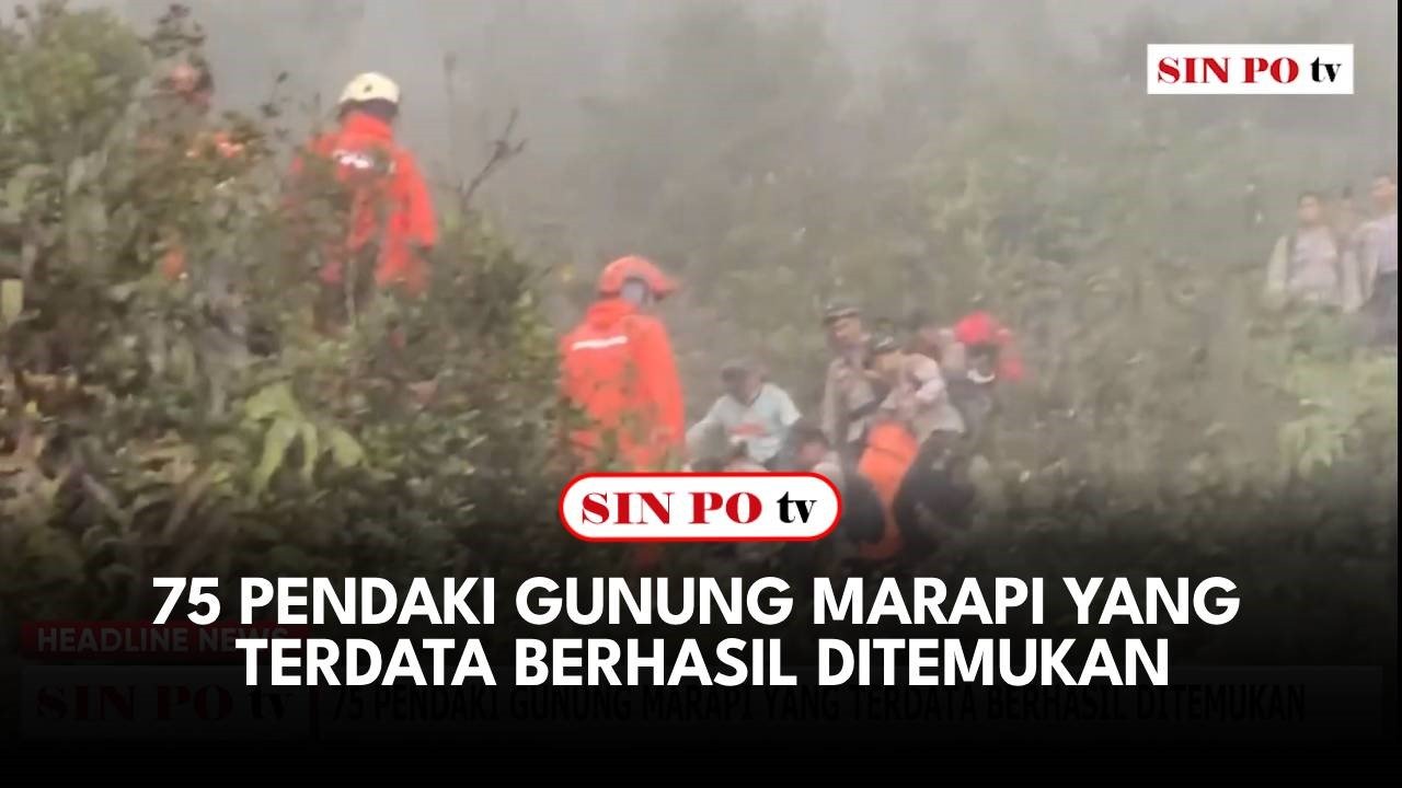 75 Pendaki Gunung Marapi Yang Terdata Berhasil Ditemukan