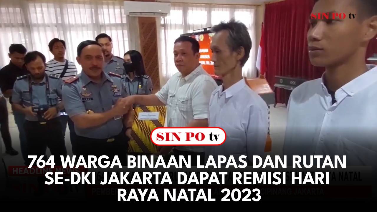 764 Warga Binaan Lapas Dan Rutan Se-DKI Jakarta Dapat Remisi Hari Raya Natal 2023