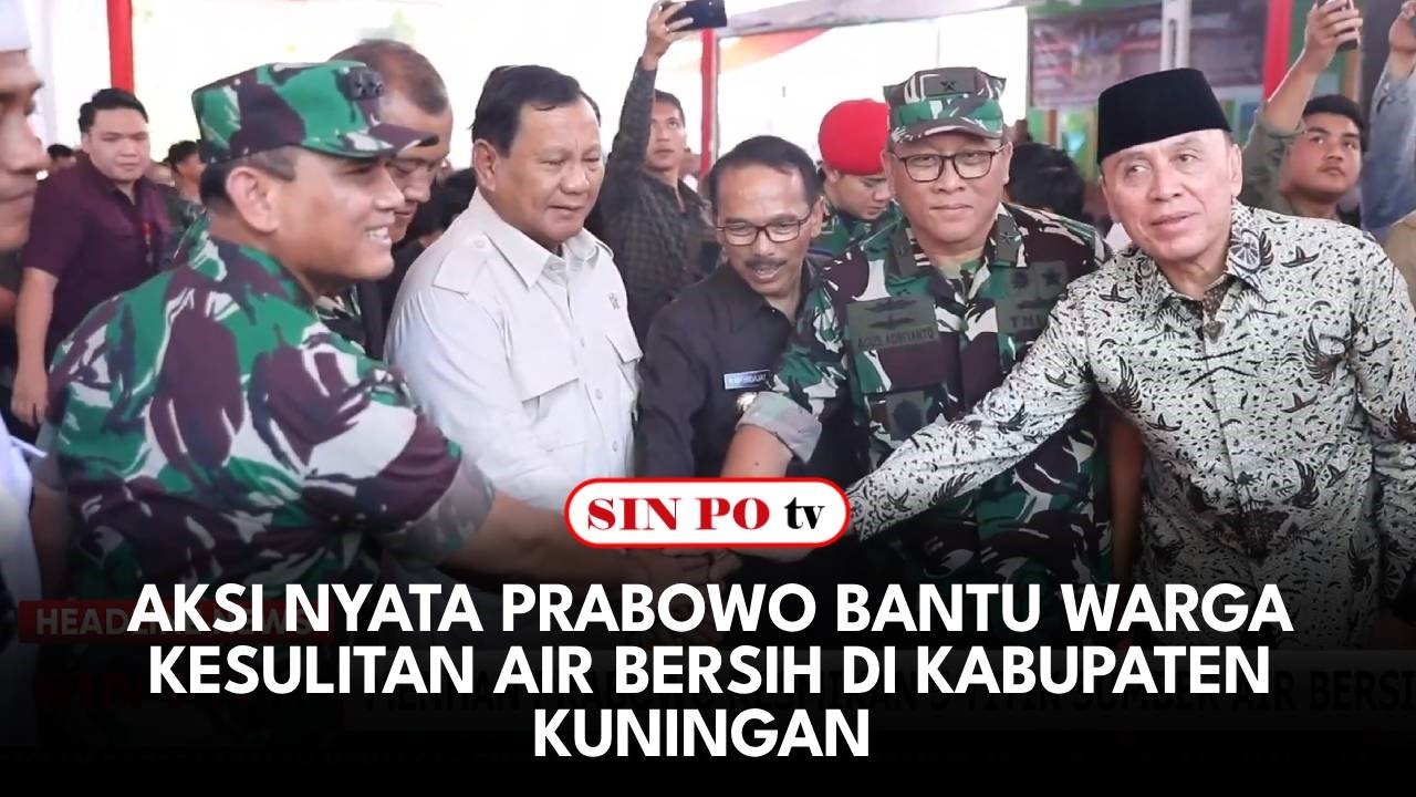 Aksi Nyata Prabowo Bantu Warga Kesulitan Air Bersih Di Kabupaten Kuningan