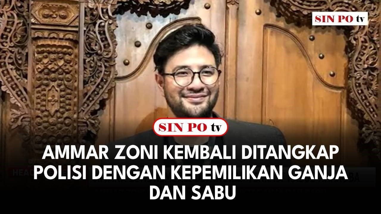 Ammar Zoni Kembali Ditangkap Polisi Dengan Kepemilikan Ganja Dan Sabu