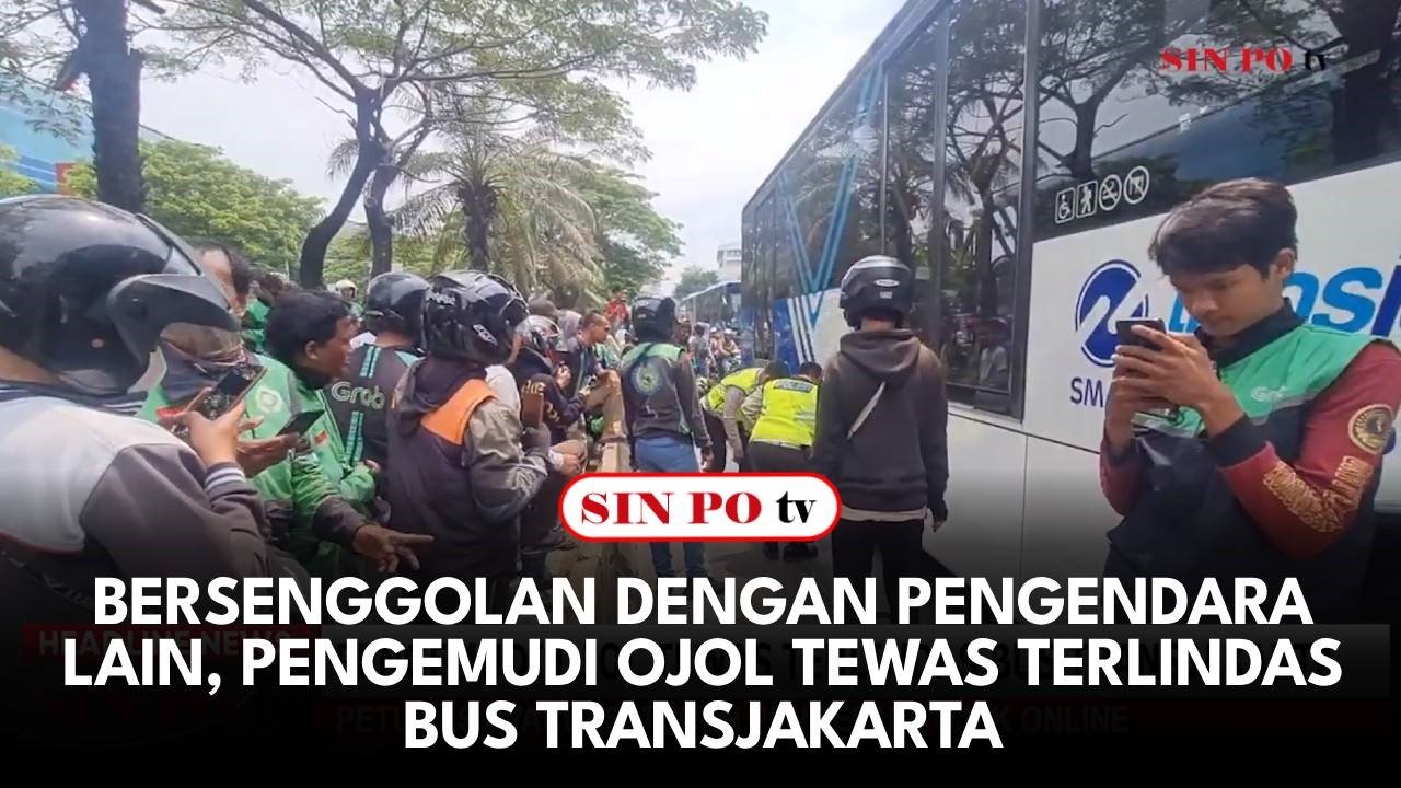 Bersenggolan Dengan Pengendara Lain, Pengemudi Ojol Tewas Terlindas Bus Transjakarta