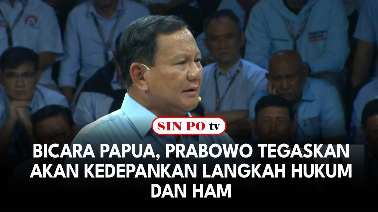 Bicara Papua, Prabowo Tegaskan Akan Kedepankan Langkah Hukum Dan HAM