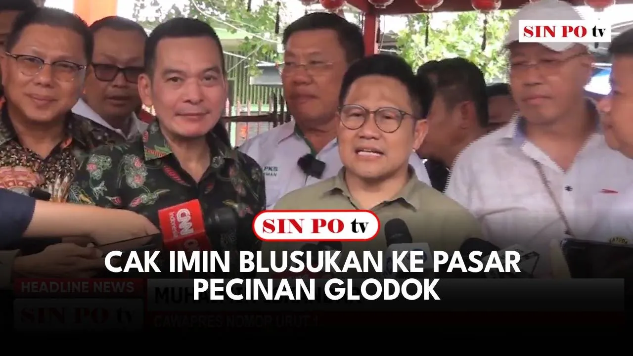 Cak Imin Blusukan Ke Pasar Pecinan Glodok