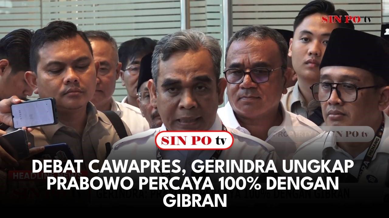 Debat Cawapres, Gerindra Ungkap Prabowo Percaya 100% Dengan Gibran