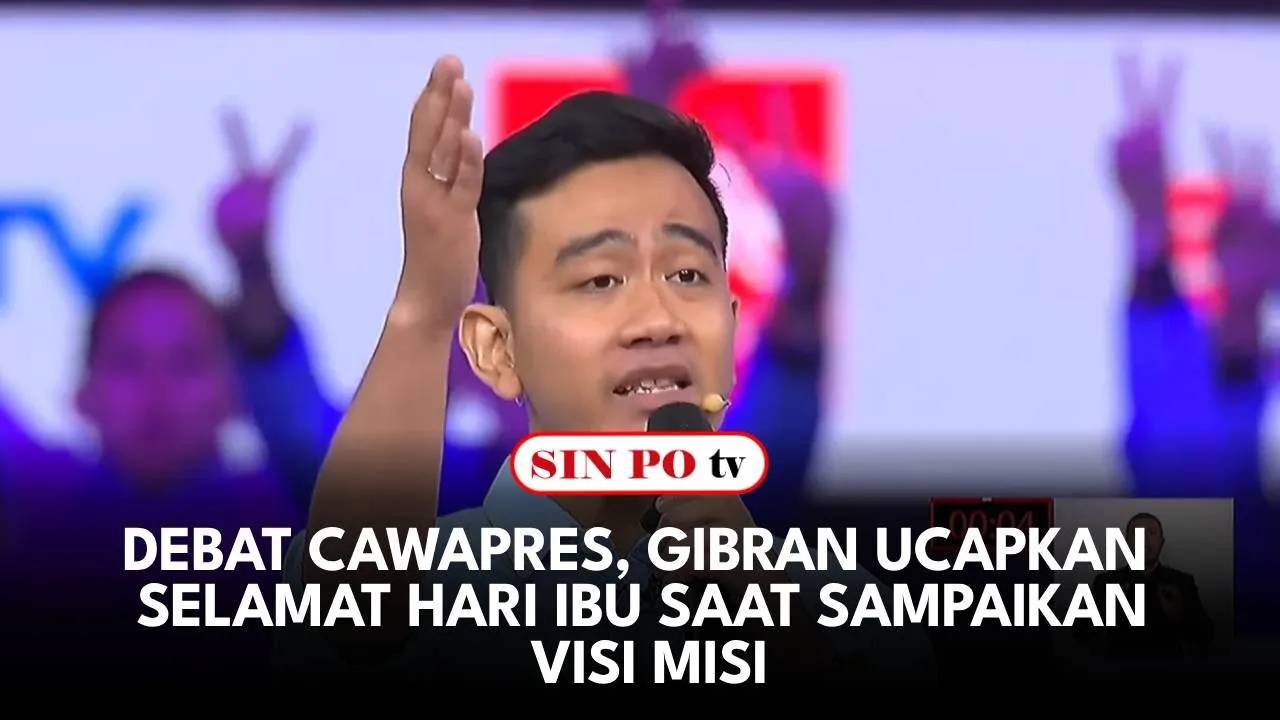 Debat Cawapres, Gibran Ucapkan Selamat Hari Ibu Saat Sampaikan Visi Misi