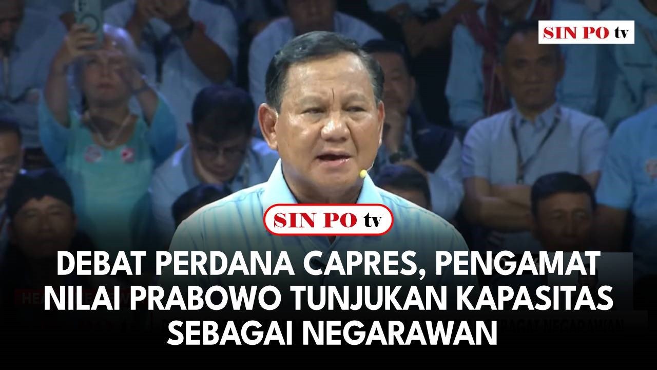 Debat Perdana Capres, Pengamat Nilai Prabowo Tunjukan Kapasitas Sebagai Negarawan