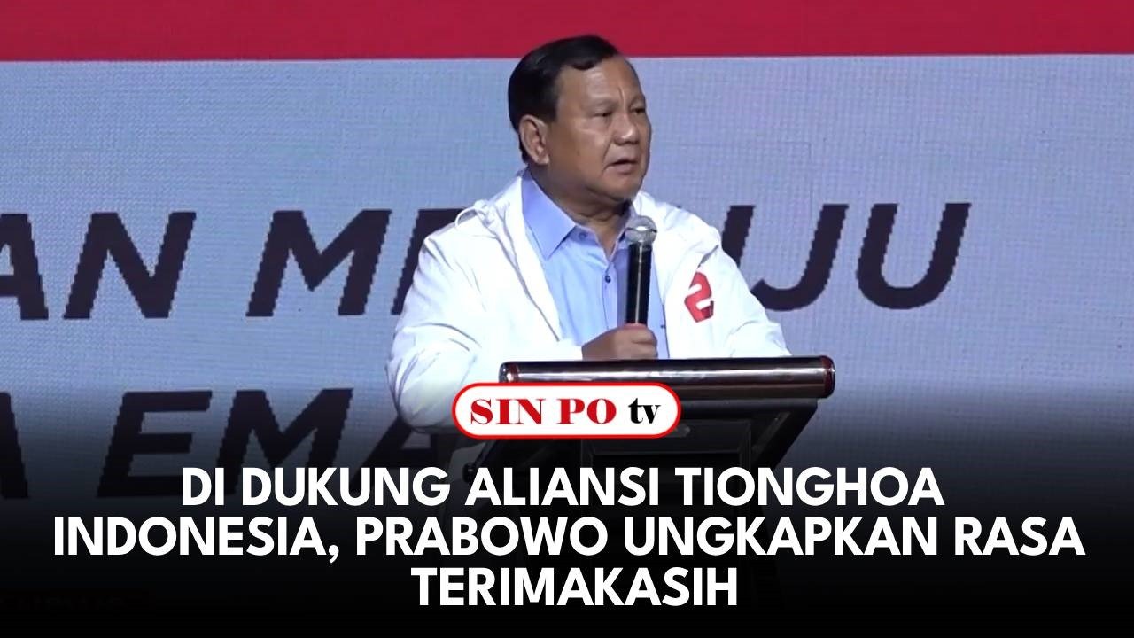 Di Dukung Aliansi Tionghoa Indonesia, Prabowo Ungkapkan Rasa Terimakasih