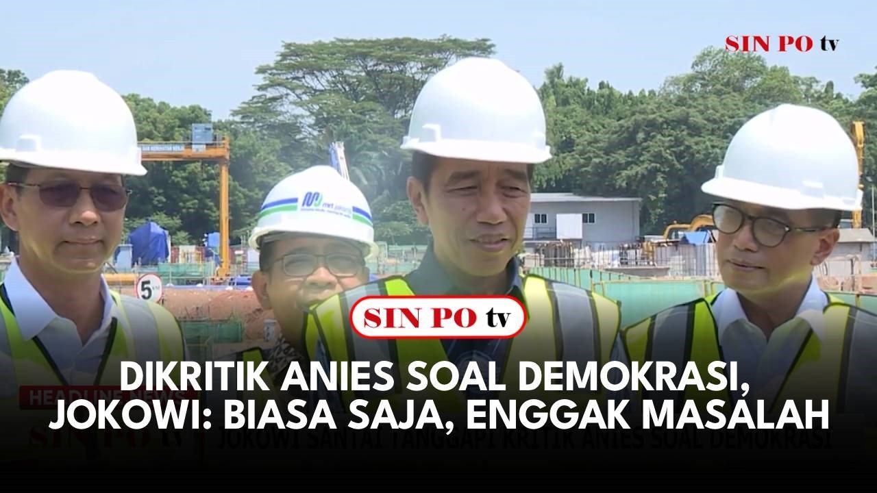 Dikritik Anies Soal Demokrasi, Jokowi: Biasa Saja, Enggak Masalah